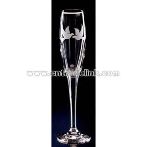 crystal champagne flutes