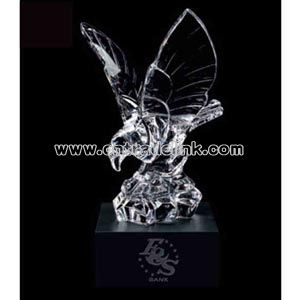 crystal sculpted eagle award