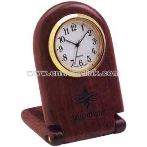desk wooden clock