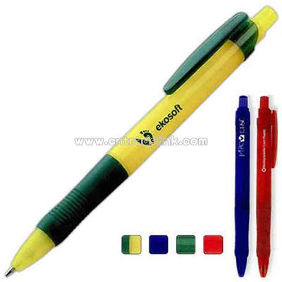 eco-friendly black medium ballpoint corn pen