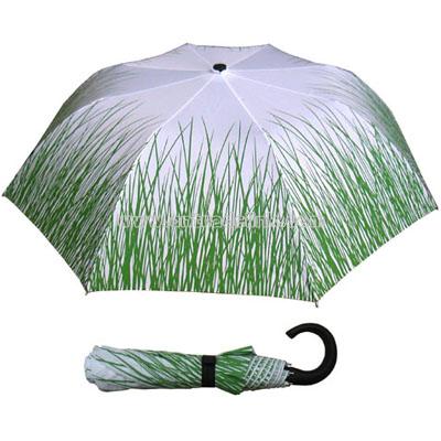 grass (c) green Compact Umbrellas