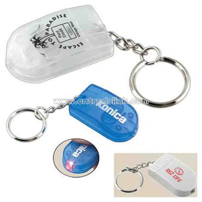 key ring with ultra bright LED light