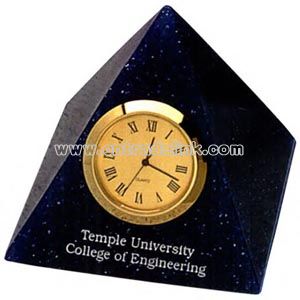 pyramid shape analog clock