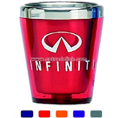 stainless lined acrylic shot glass