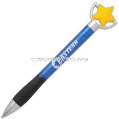 stress ball  with star design pen