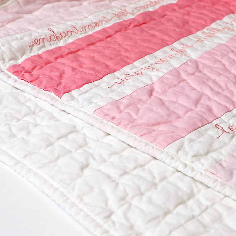 100 Cherished Wishes Personalized Baby Quilt