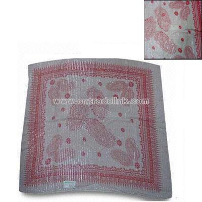 100% Cotton Coloful Printing Kerchief Scarf