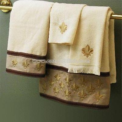 100% Cotton Face Towel with Solid or Printed Colors
