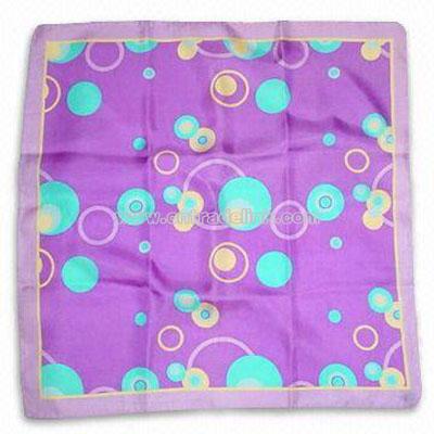 100% Silk Square Scarf