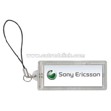 100% Waterproof LCD Solar Keychain With Image Blinking