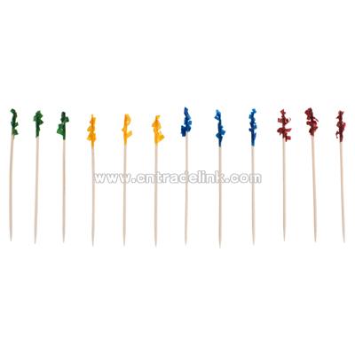 105 mm club cellophane frill toothpick 10 packs of 1000