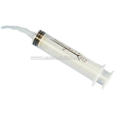 12 cc Disposable Syringe with Tapered Curved Tip