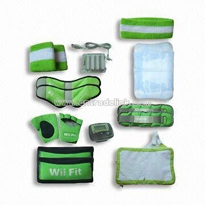 15-in-1 Kit for Wii Fit with Carry Bag Silicon Case and More