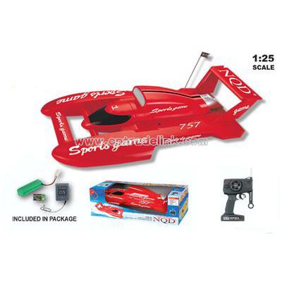 1: 25 Scale R/C Sport Boat