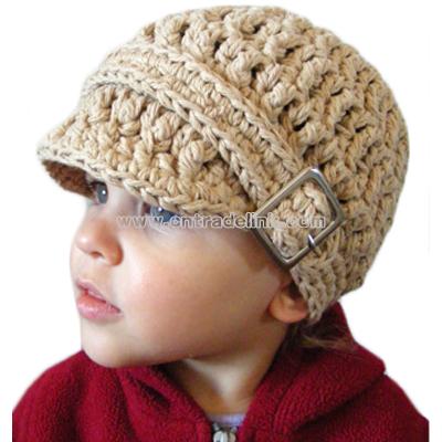 1T - 2T Cotton Square Buckle Beanie