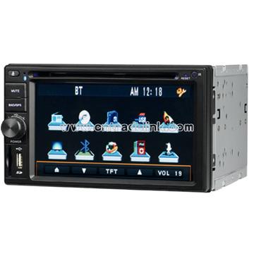 2 Din in-Dash Car DVD Palyer with GPS/IPOD, RDS