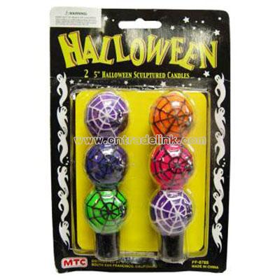2 Pack Sculptured Halloween Candles