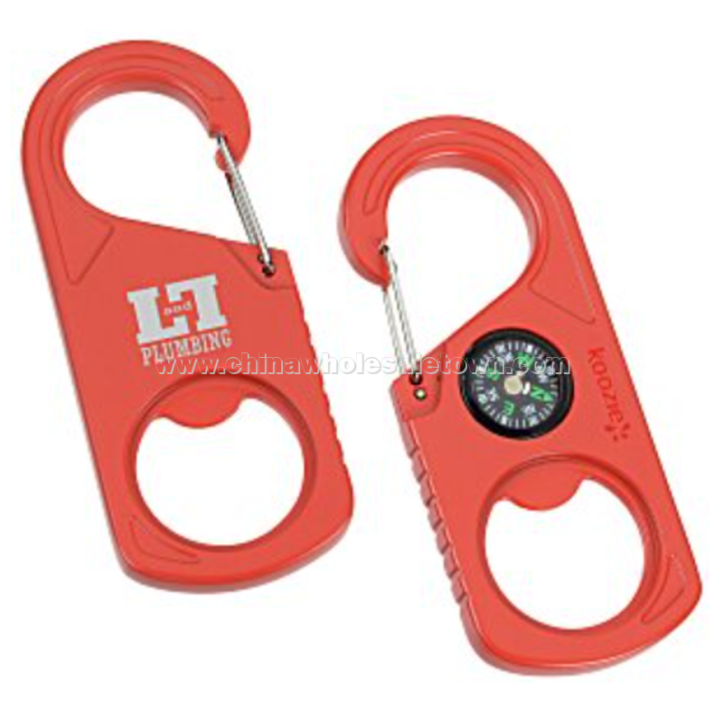 2-in-1 Carabiner Bottle Opener