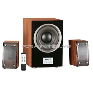 2.1ch Hi-Fi Multimedia Speaker with USB and Card Reader