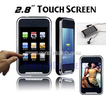 2.8 inch TFT Screen Mp4 player