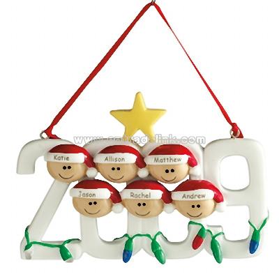 2009 Christmas Head Ornaments