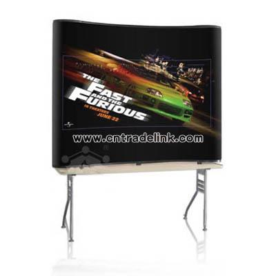 2x2 Curve Desktop Pop Up with PVC panel