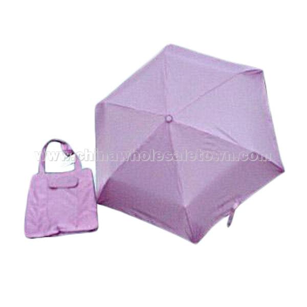3-Fold Light Flat Umbrella with School Bag Casing