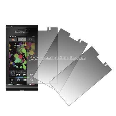 3 Pack of Premium Crystal Clear LCD Screen Protectors for Sony Ericsson Satio U1