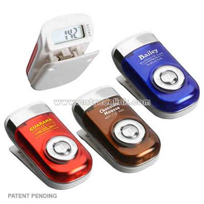 360 Degree Clip Whiz - Pedometer