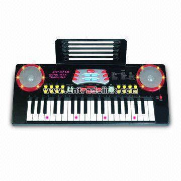 37 Key Flash Electronic Keyboard with Eight Tones and Eight Rhythms