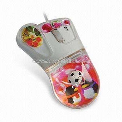 3D Wired Liquid Optical Mouse