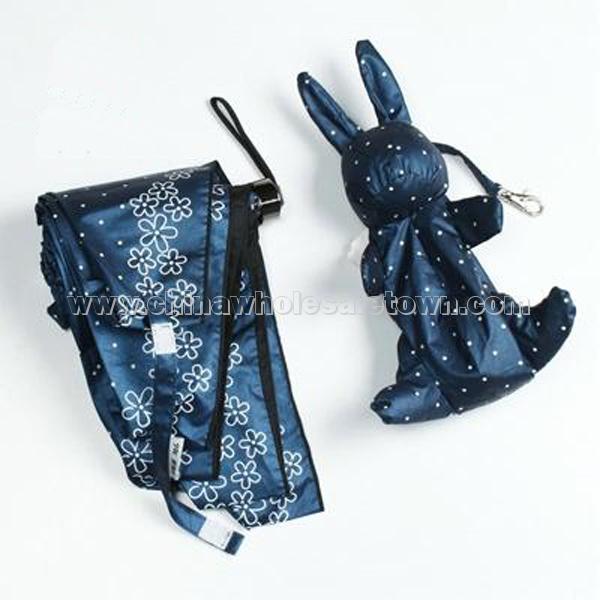5 Fold Cute rabbit umbrella