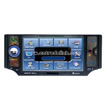 5 Inch One Din in Dash Car DVD Player with Bluetooth, Touch Screen and Ipod
