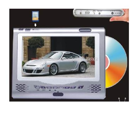 7 Inch Portable TFT LCD Monitor with DVD +TV Function