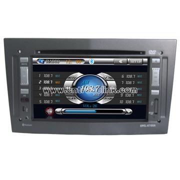 7-inch 2din Car DVD Player with Bluetooth, GPS, RDS, Dual-Zone, Steering Wheel Control for OPEL series