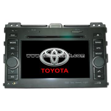 7-inch 2din Car DVD Player with Bluetooth, GPS, RDS, Dual-Zone, Steering Wheel Control for TOYOTA PRADO