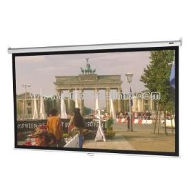 70inx70in Model B Manual Screen Wall / Ceiling Matte White