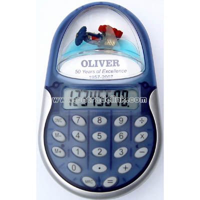 8 Digit Aqua Calculator