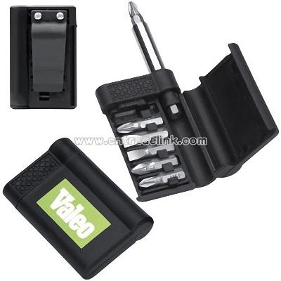8-Piece Belt-Clip Compact Screwdriver Kit