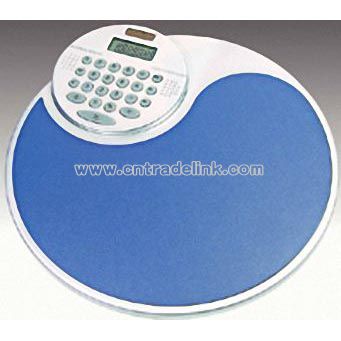 8 digit dual power optional rotating calculator mouse pad
