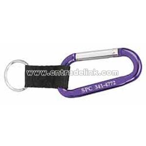 8MM Carabiner w/ Black Strap