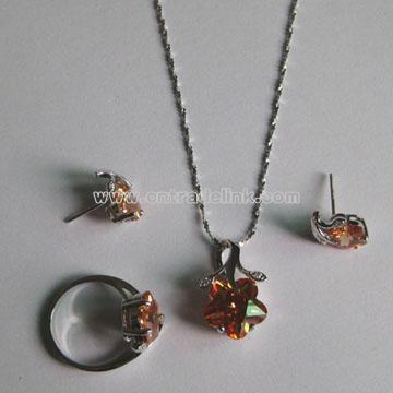 925 Sterling Silver Jewelry Set
