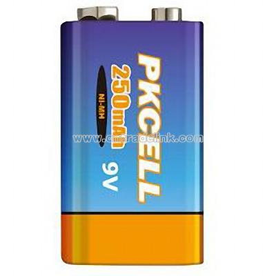9V Battery (Nimh Rechargeable)
