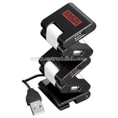 ABS plastic snake USB hub