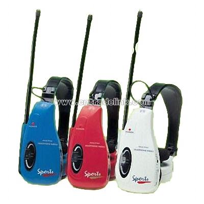AM/FM Headphone Radio with Plastic Antenna