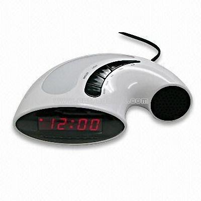AM/FM LED Alarm Clock Radio with 0.9-inch LED Time Display
