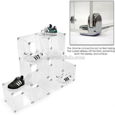 Acrylic Cube Shelving-Shop Fixture