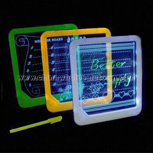 Acrylic Engraving LED Memo Board