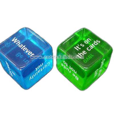 Acrylic Promotional Dice