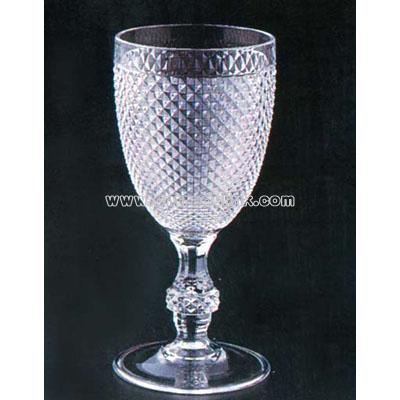 Acrylic Water and Wine Stemmed Goblet
